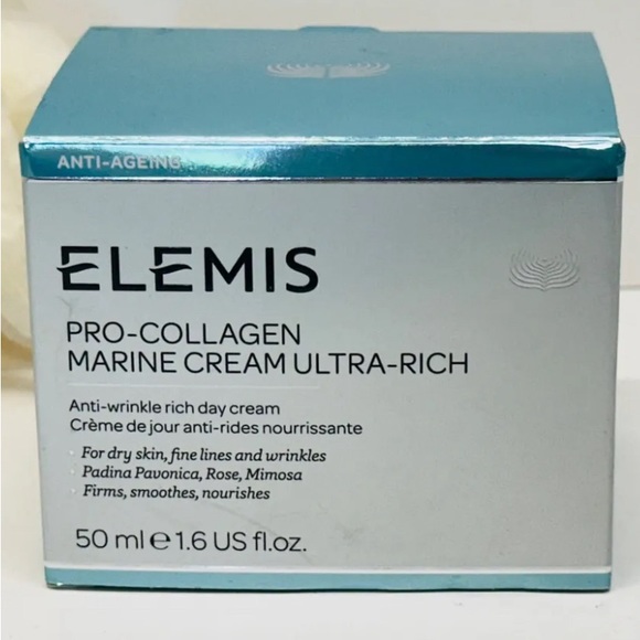 Full size Elemis Pro-Collagen Marine Day Cream Ultra Rich 1.6 oz New $138 Value - Picture 1 of 6